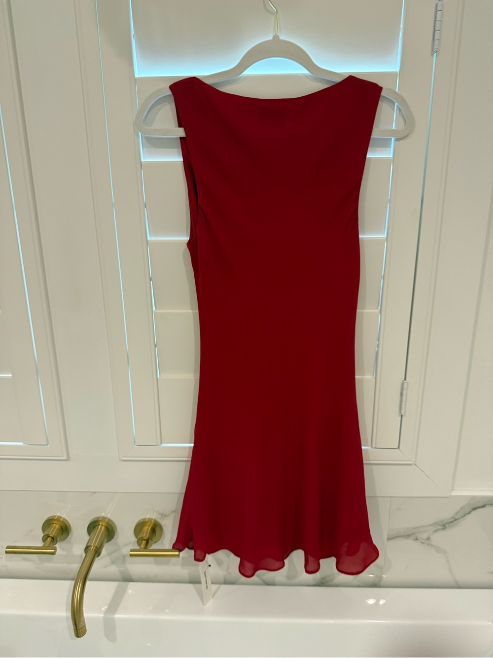 Reformation Vibrant Red Strapless Dress - Picture 4 of 4